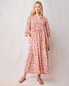 India Bloom - Artifact Dress - Soft Rose - Printfresh