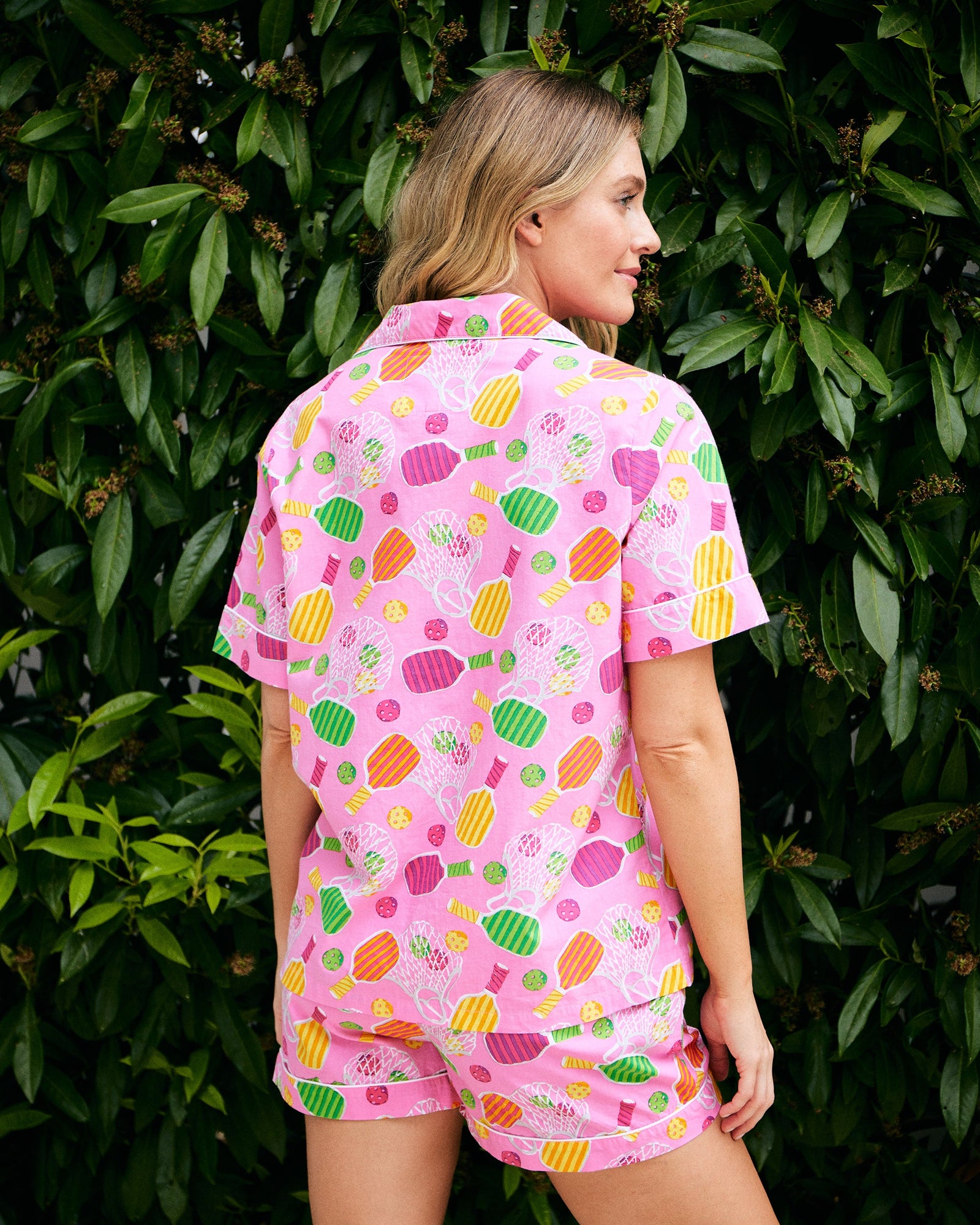 Short PJ Set | Pretty In Pickleball - Popsicle