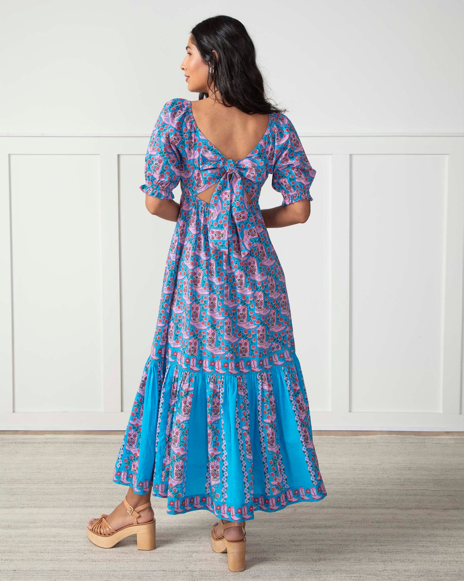Good Graces Dress | Rhinestone Cowgirl (Blue)
