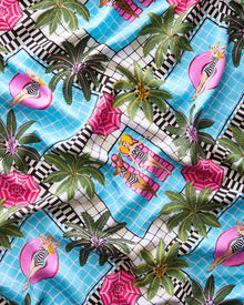 Barbie™ + Printfresh Retro Relaxation - Satin Sweet Dreams Set - Retro Blue - Printfresh