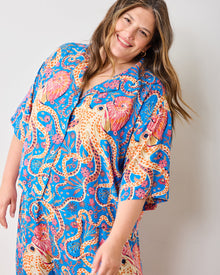 Octopus Isle - Tall Eco Satin Wildest Dreams Set - Ocean Eyes - Printfresh