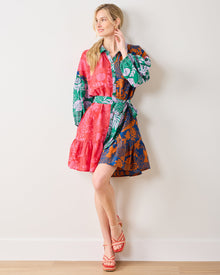 Toucan Treetop - Claudia Dress - Multi Palms - Printfresh
