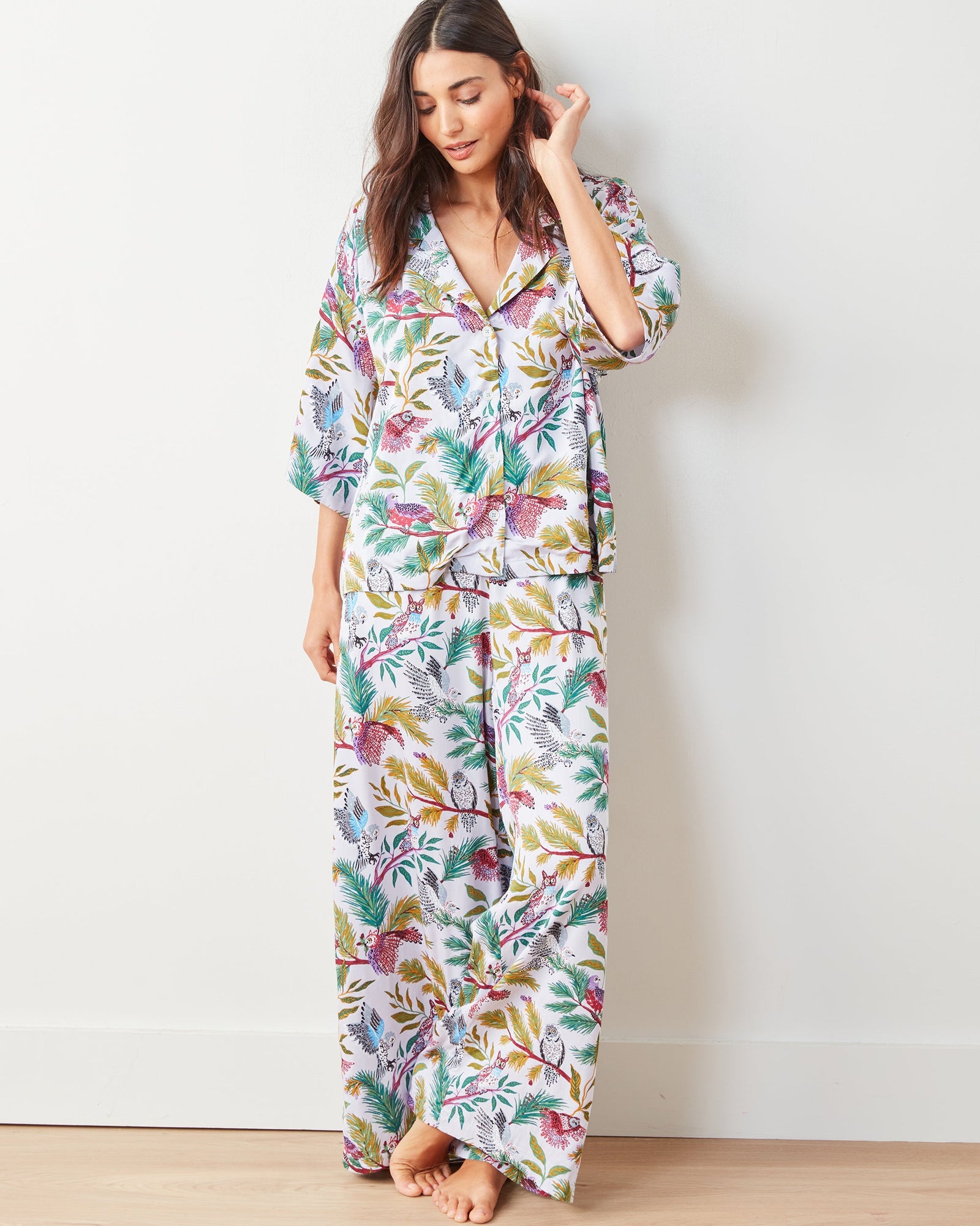 Wise Owls - Eco Satin Wildest Dreams Set - Dusty Lilac - Printfresh