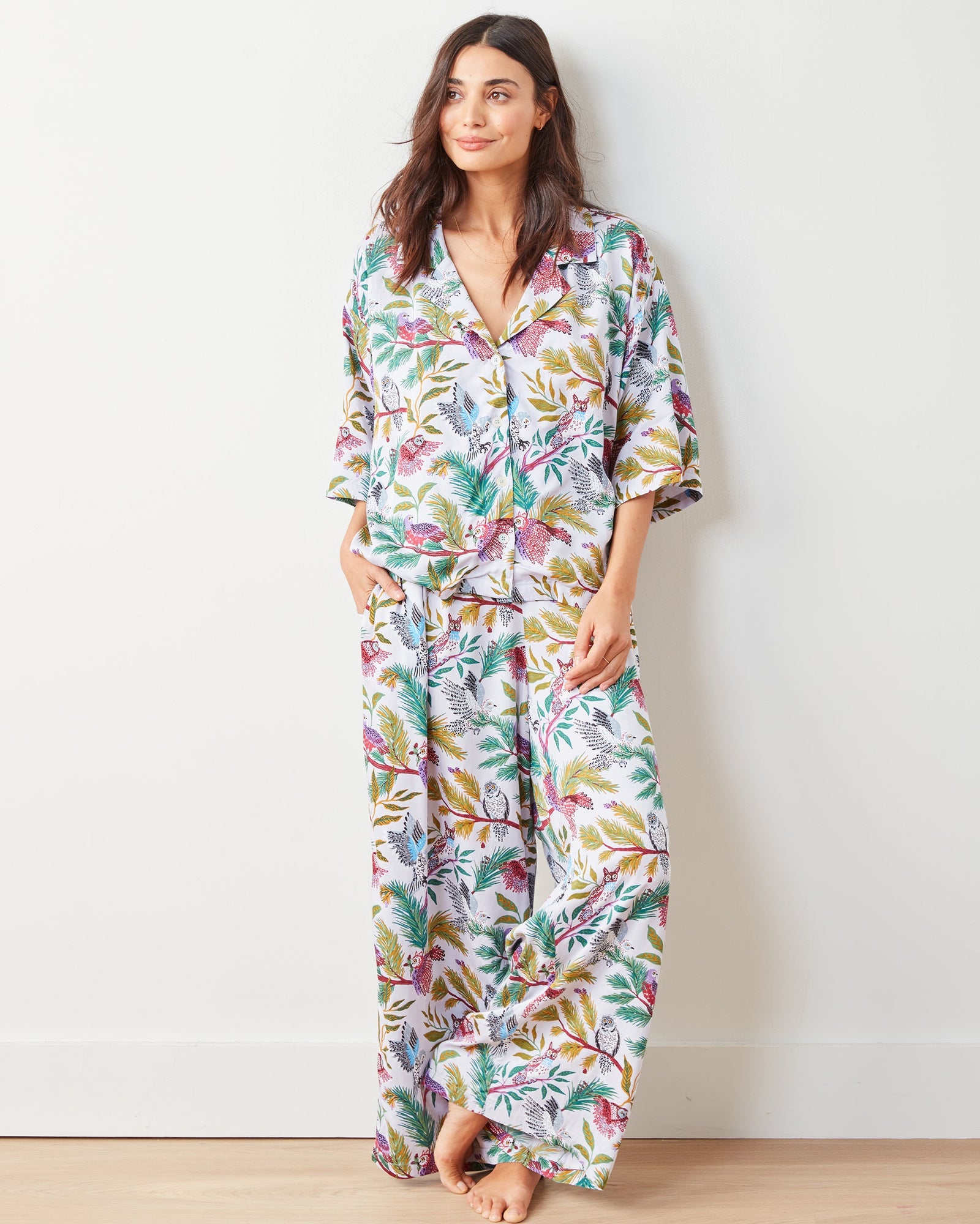 Eco Satin Wildest Dreams Set | Wise Owls - Dusty Lilac
