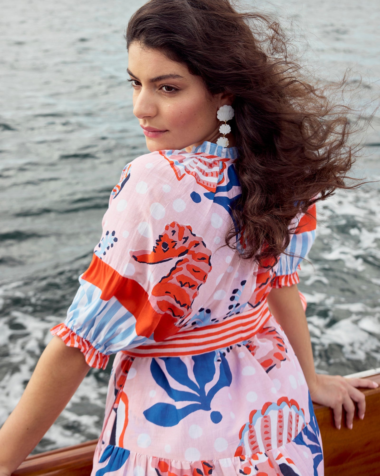 Seahorse Haven - Vibrant Voyage Dress | Pink