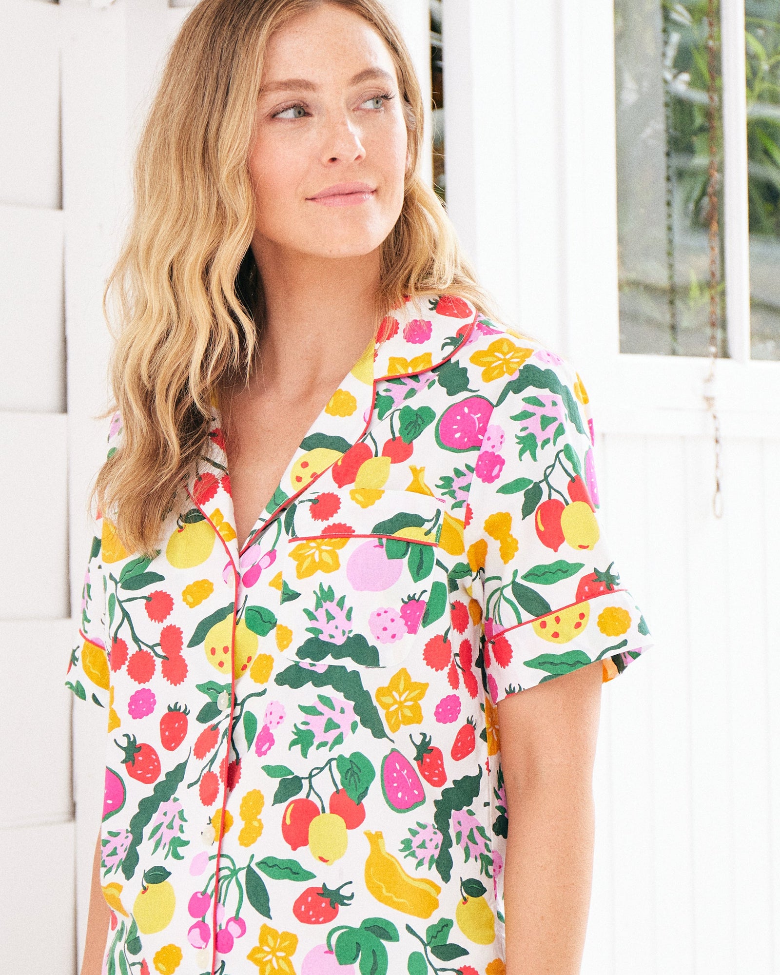 Short PJ Set | Smoothie Time - Cloud