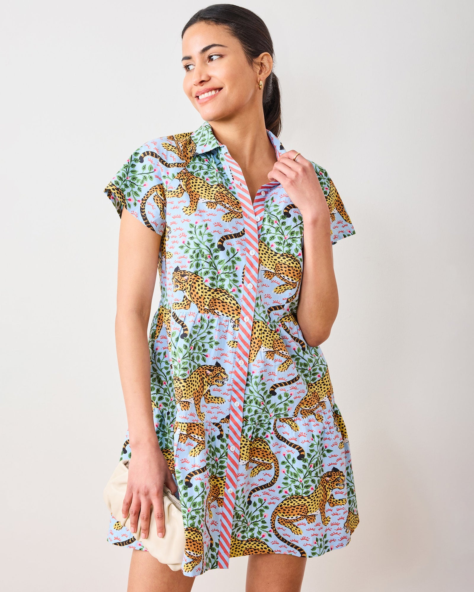 Bagheera - Easy Elegance Dress - Pale Blue - Printfresh