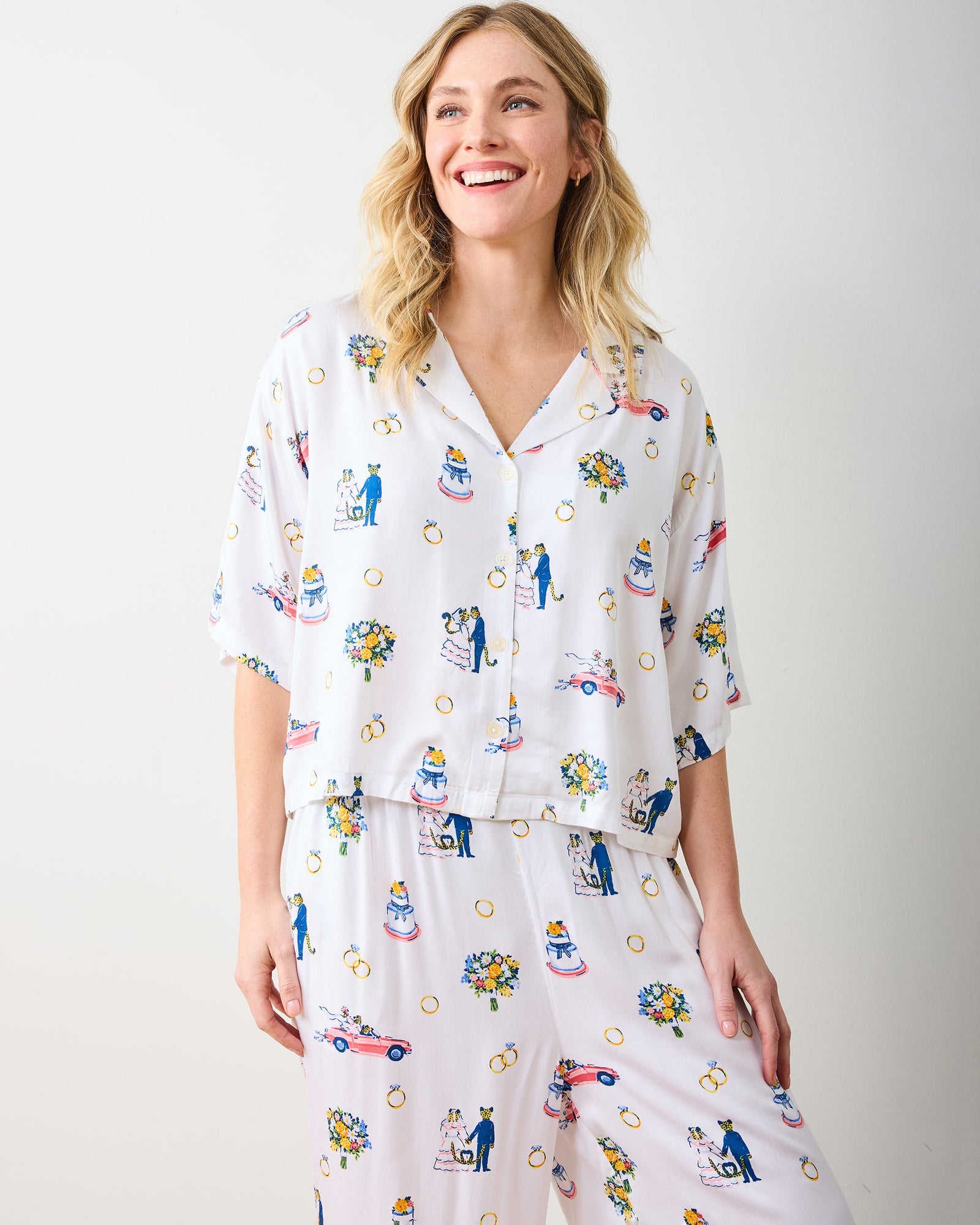 OLD FIT Happily Ever After - Eco Satin Wildest Dreams Set - Cloud - Printfresh