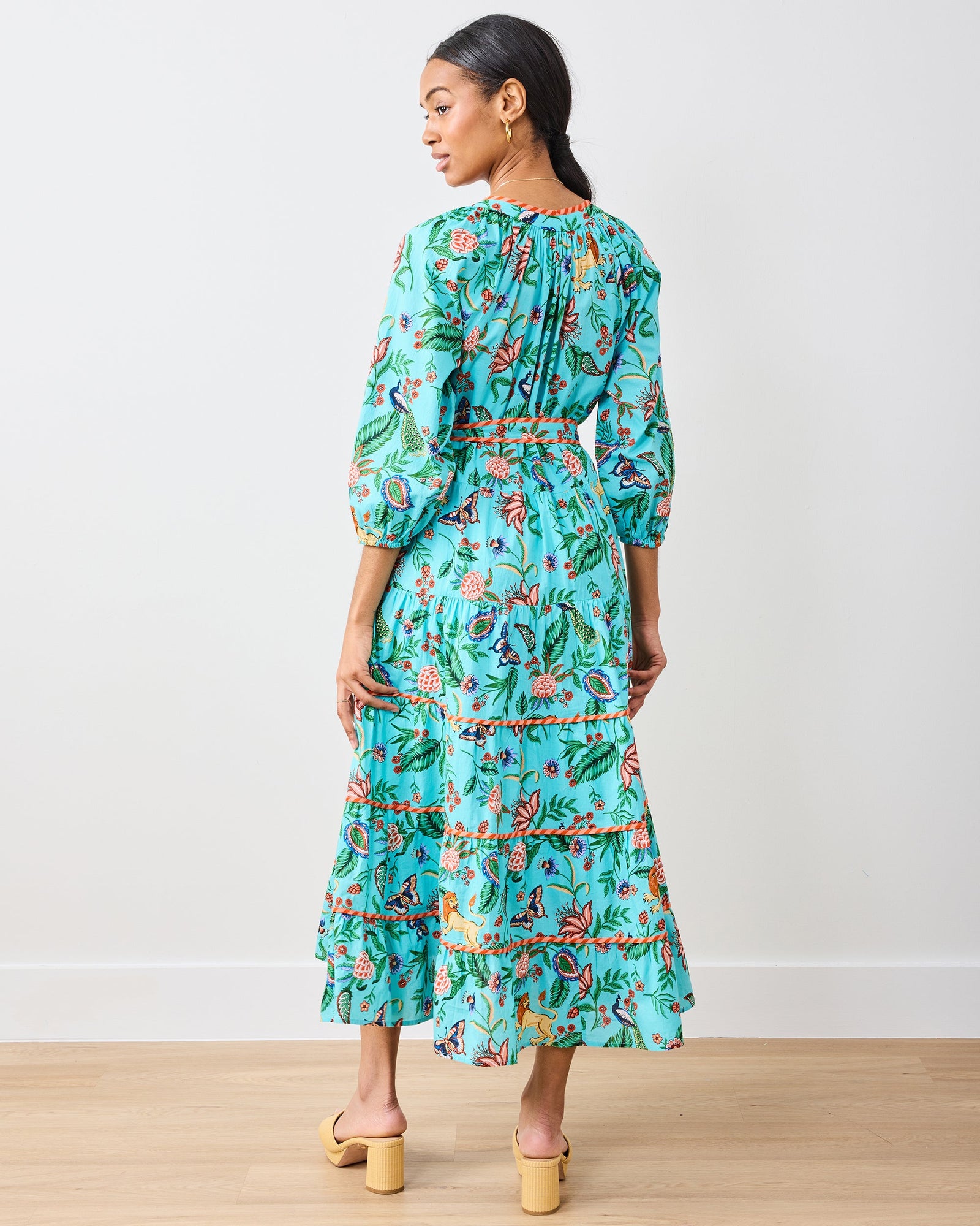 Main Street Dress | Garden District - Caribbean Blue