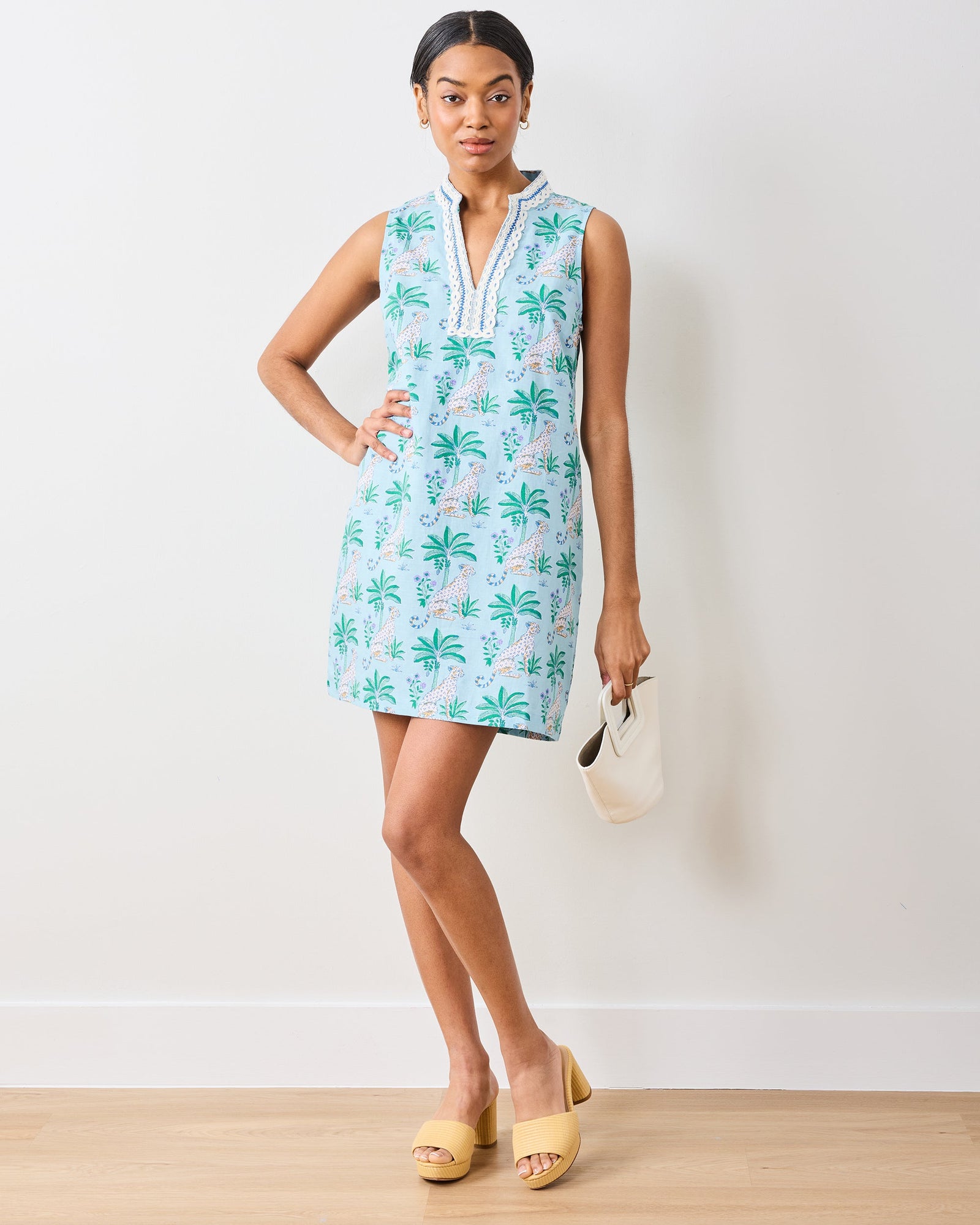 Leopard Mirage - Ocean View Shift - Oasis Sky - Printfresh