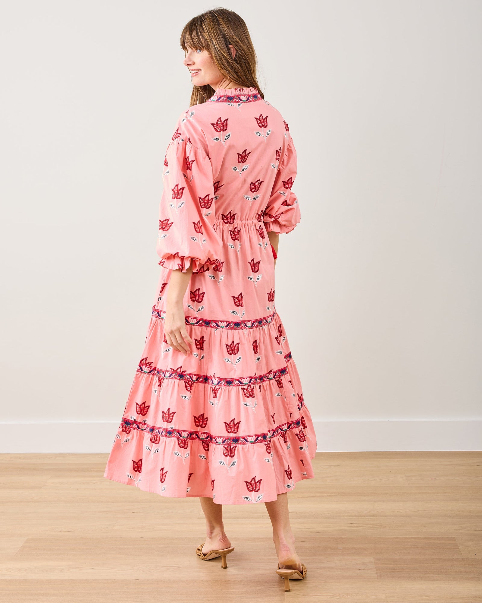 Tulip Bloom - Coconut Cafe Dress - French Pink - Printfresh