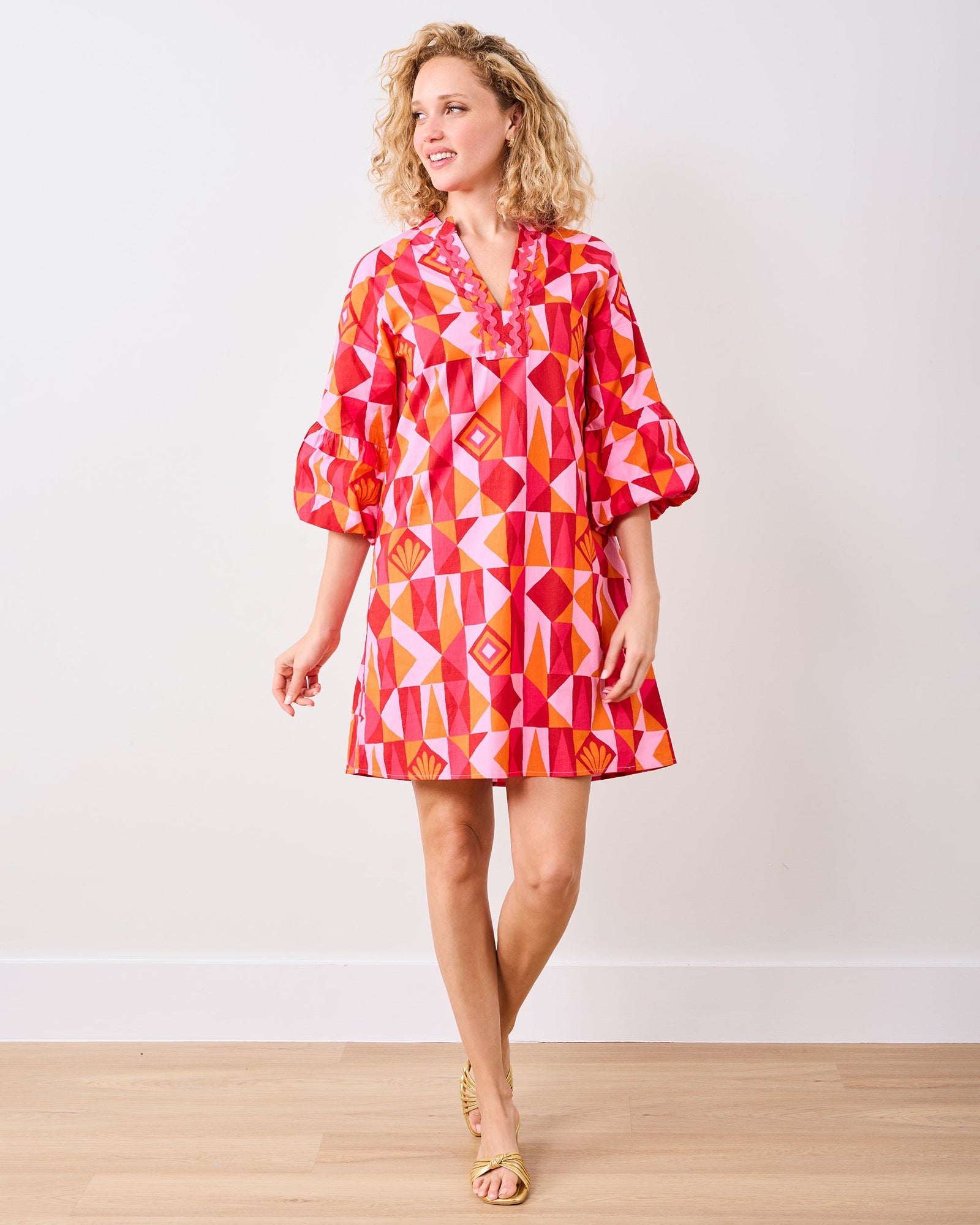 Underwater Mosaic - Isabella Dress | Pink Crush