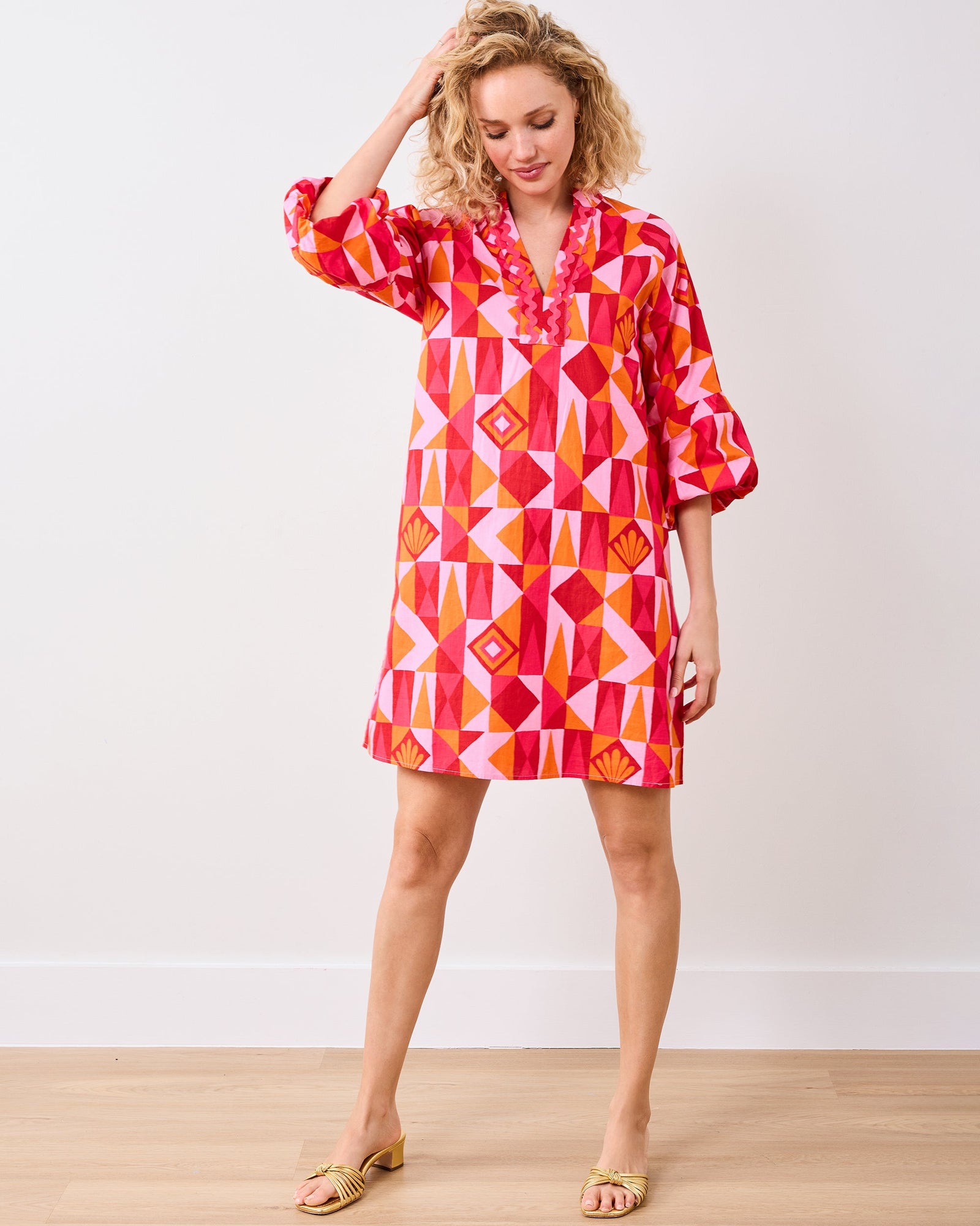 Underwater Mosaic - Isabella Dress | Pink Crush