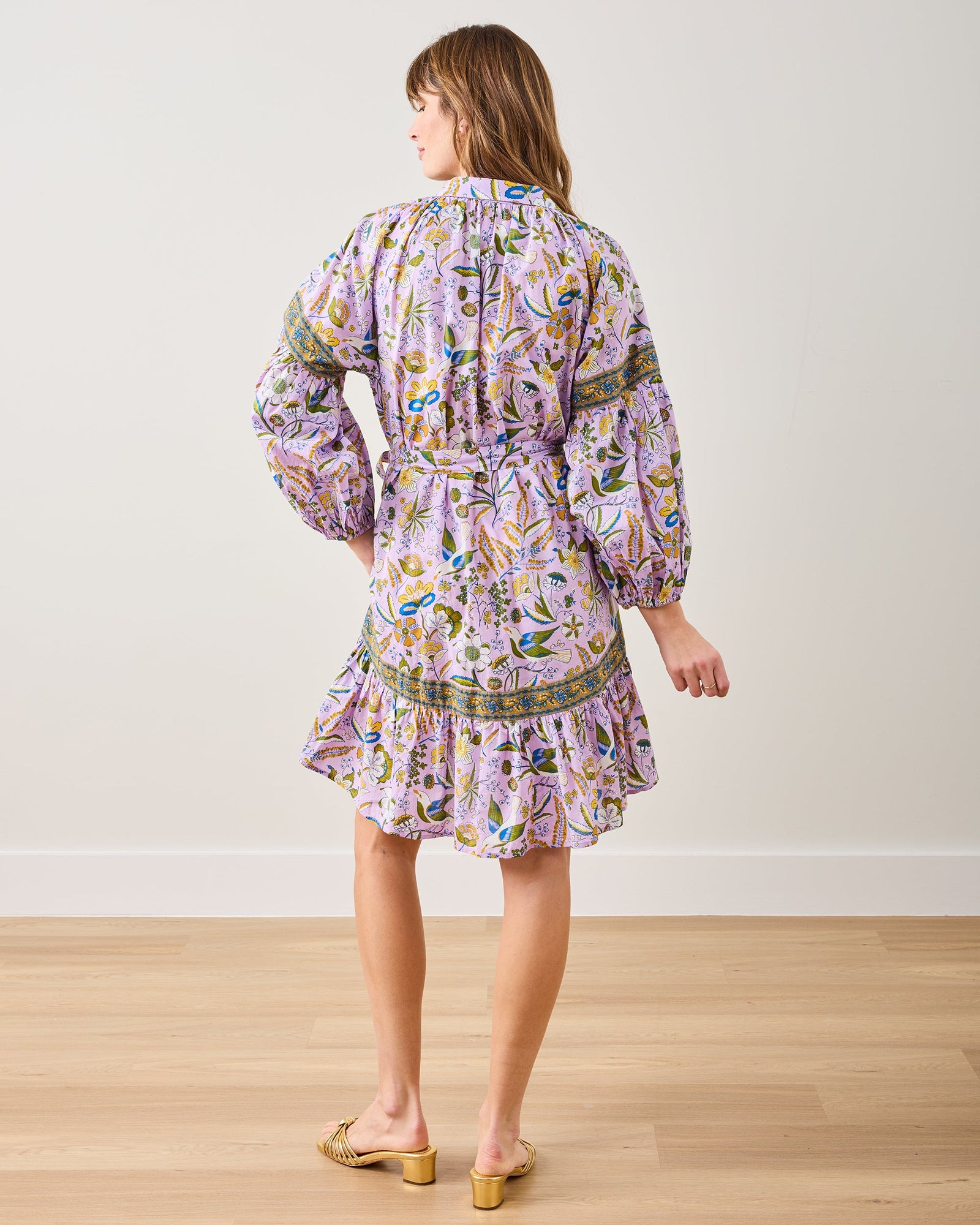 Claudia Dress | Painters Garden - Lavender