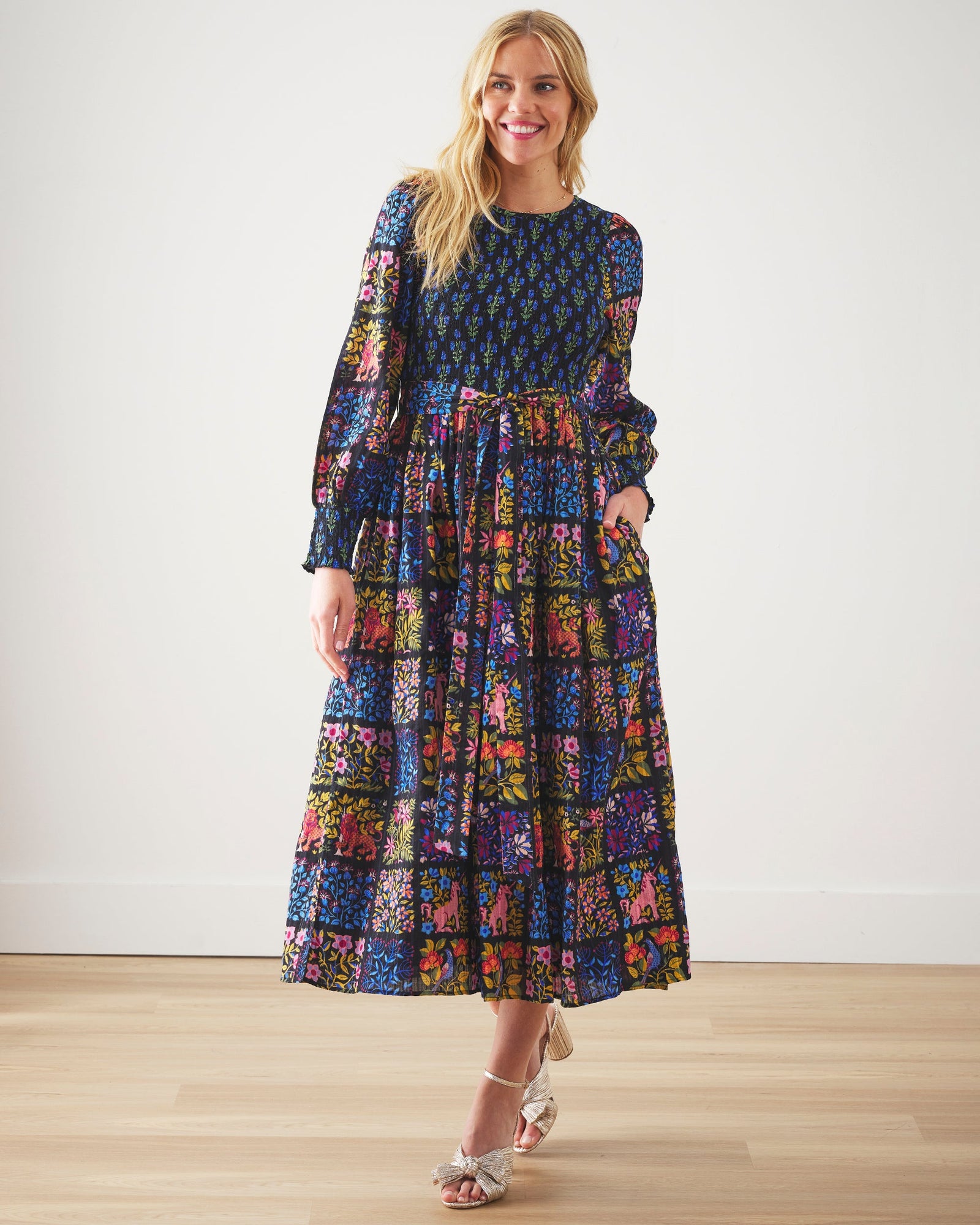 Making Introductions Dress | Stained Glass Storybook - Tea Leaves