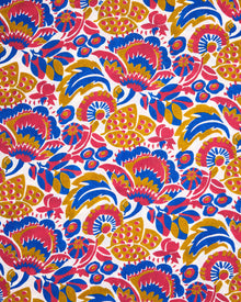 PF + Pencil & Paper Co. Bahama Blooms - Camila Dress - Blue & Red - Printfresh