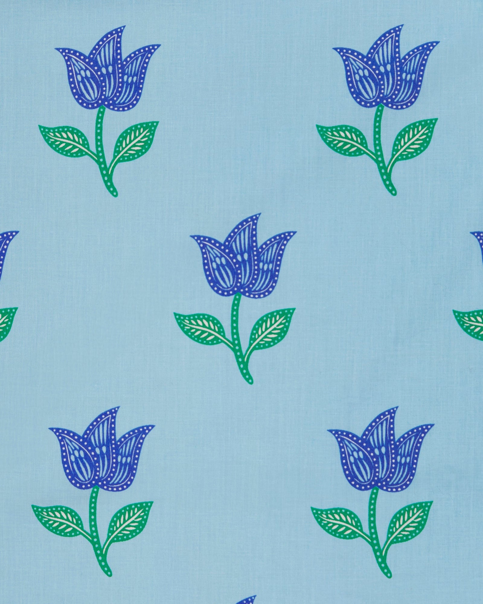 Tulip Bloom - Rosalita Blouse - Oasis Sky - Printfresh