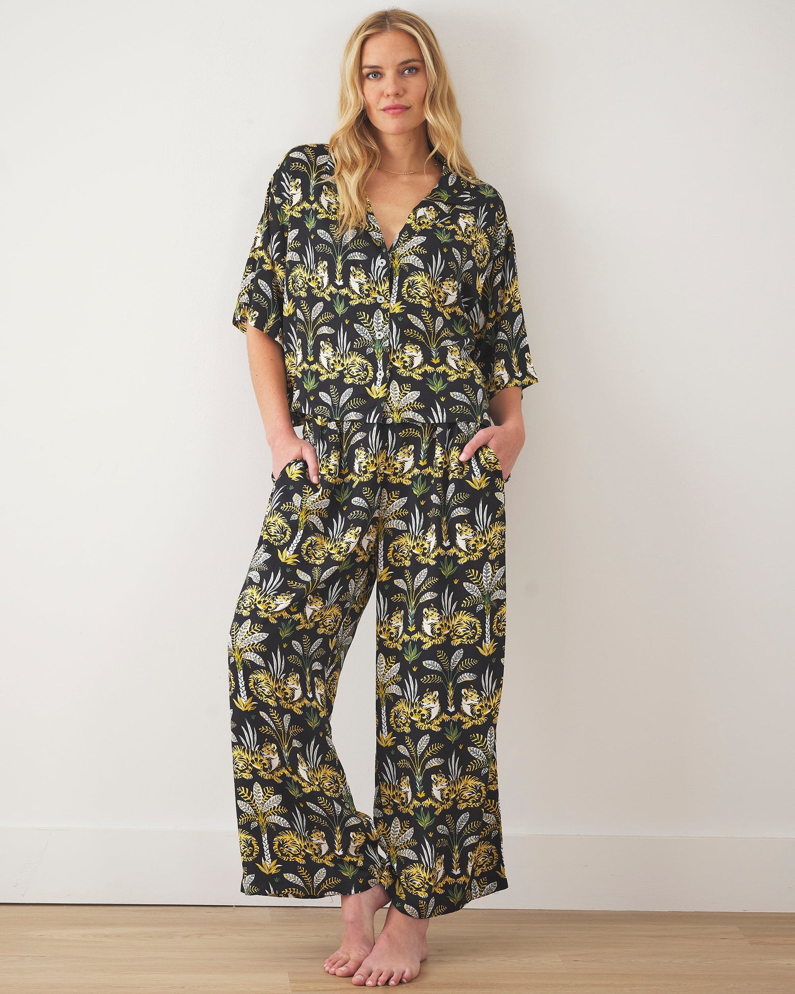 Untamed Tiger - Eco Satin Wildest Dreams Set - Gold Ink - Printfresh