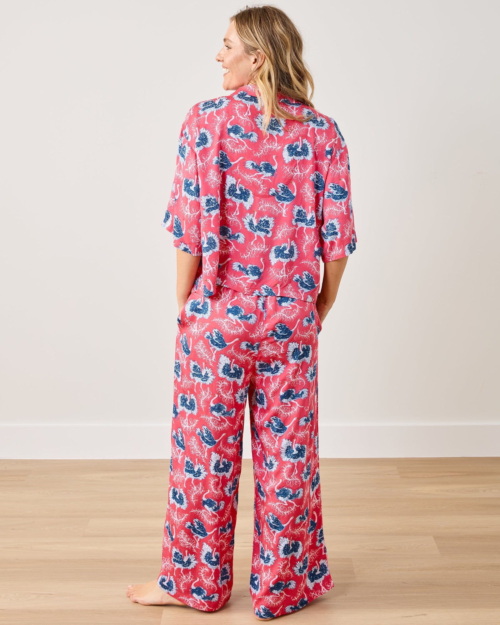 Eco Satin Wildest Dreams Set | Ostrich Dance - Fancy Pink