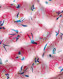 Swooning Sparrows - Eco Satin Wildest Dreams Set - Pink Petal - Printfresh