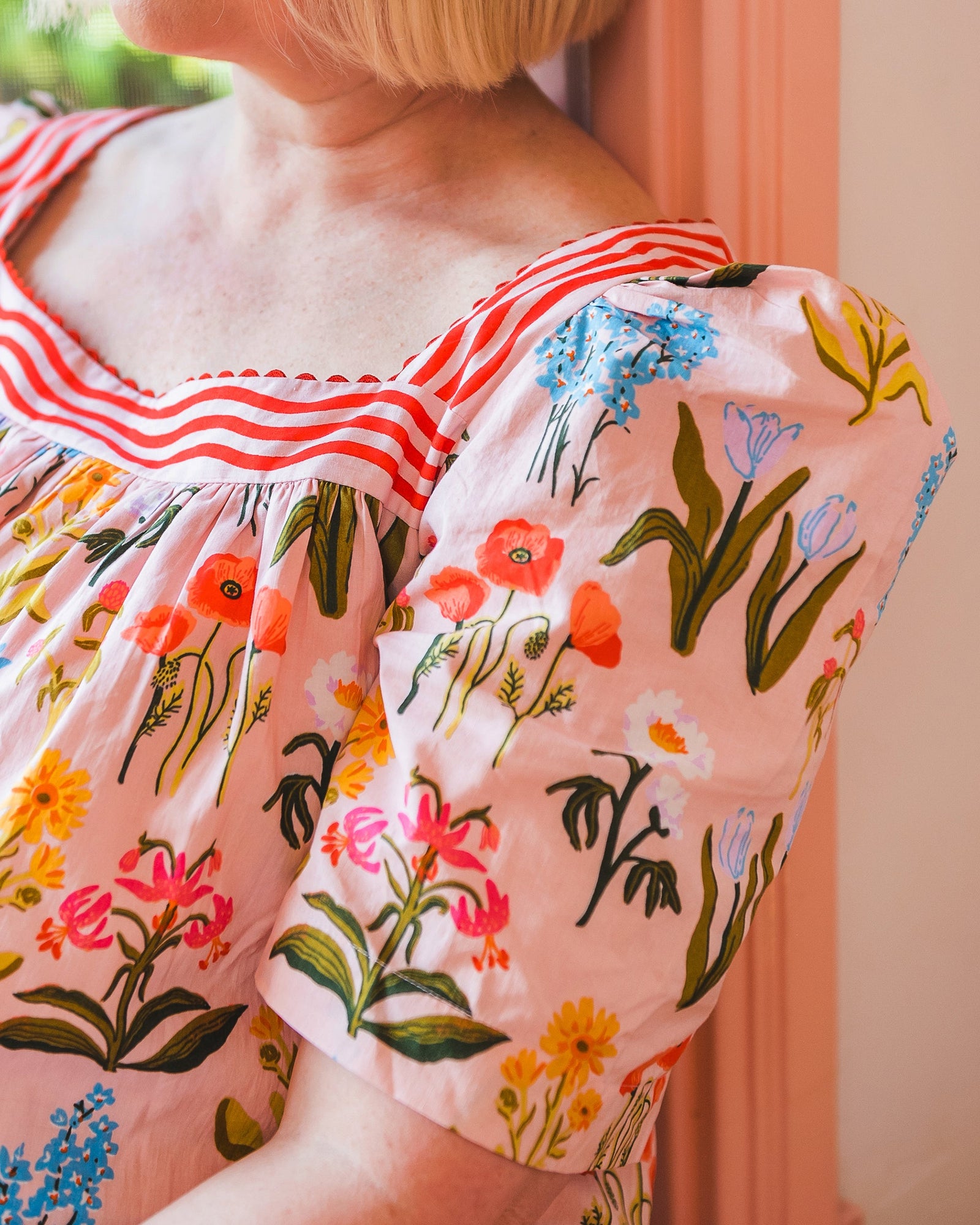 Gracious Gardener Midi | Printfresh + Lars Salt Lake Stems (Pink)
