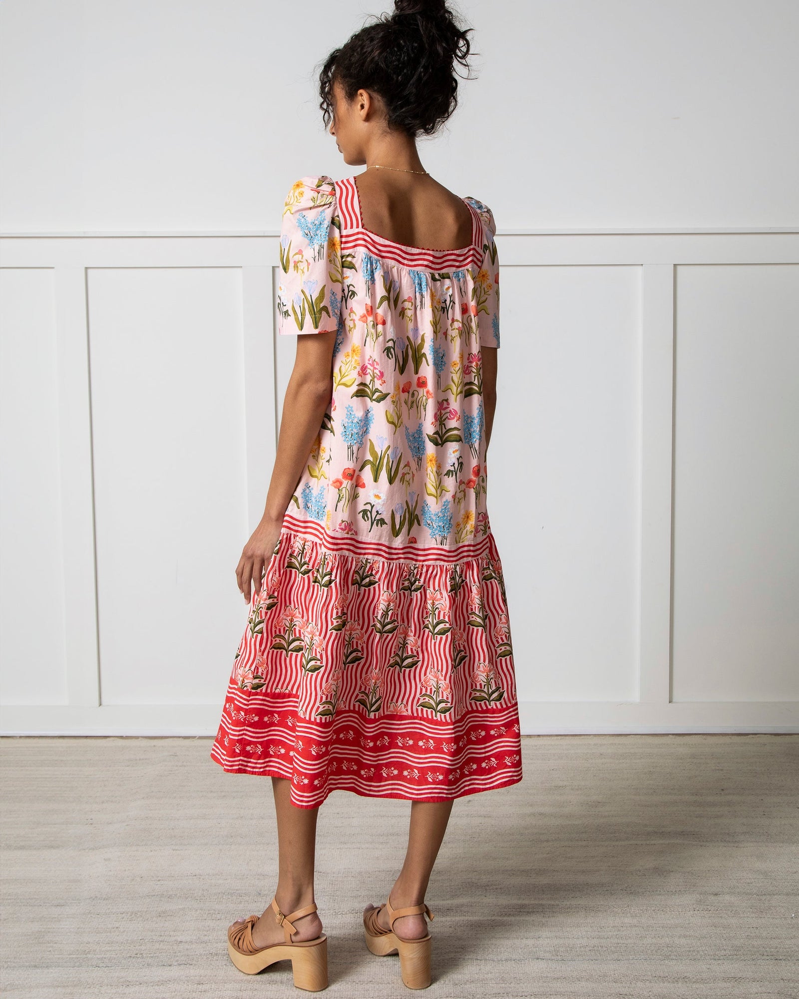 Gracious Gardener Midi | Printfresh + Lars Salt Lake Stems (Pink)