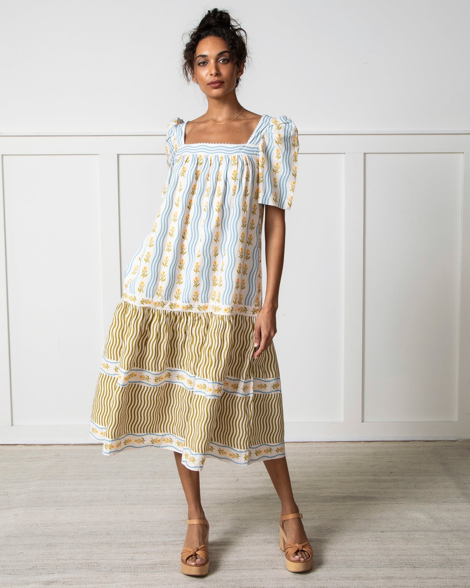 Gracious Gardener Midi | Printfresh + Lars Trimmed & Pruned (White)