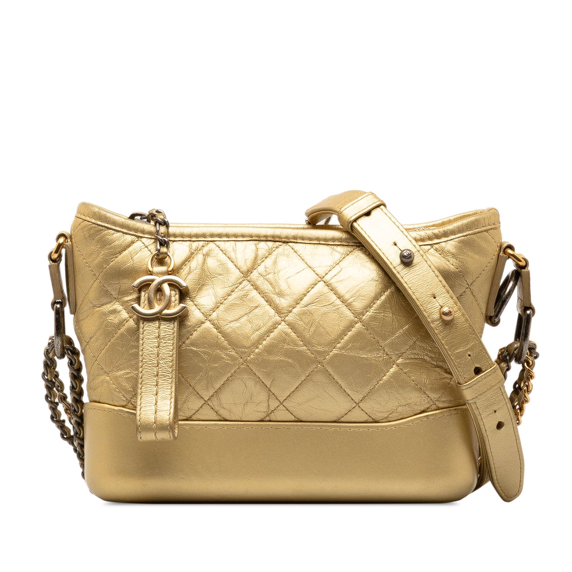 Luxclusif | Chanel | Pre-Owned Small Metallic Lambskin Gabrielle