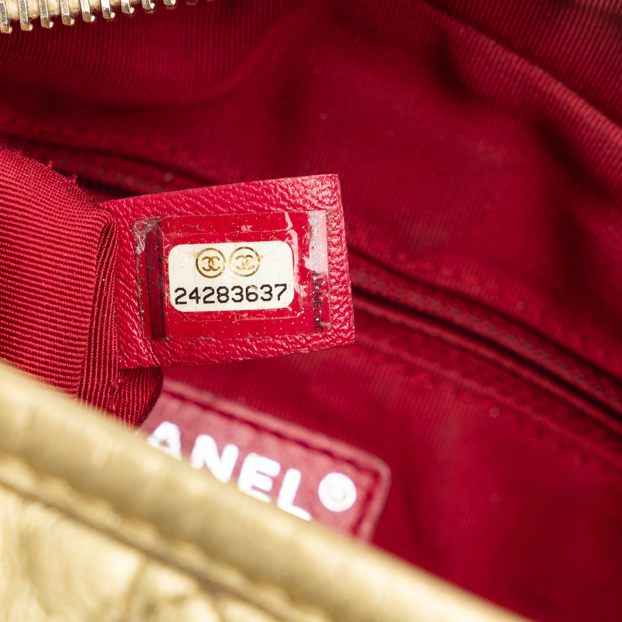 Chanel | Pre-Owned Small Metallic Lambskin Gabrielle Crossbody | Gold