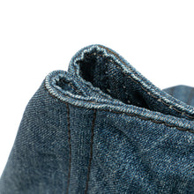 Prada | Pre-Owned Denim Canapa Logo Satchel | Blue/Denim