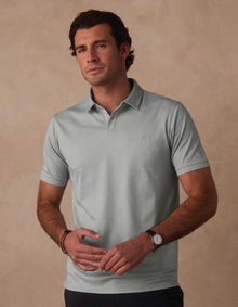 Men | Performance Pique Polo | Sea Glass