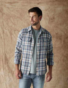 Men | Mountain Overshirt | Mineral Blue