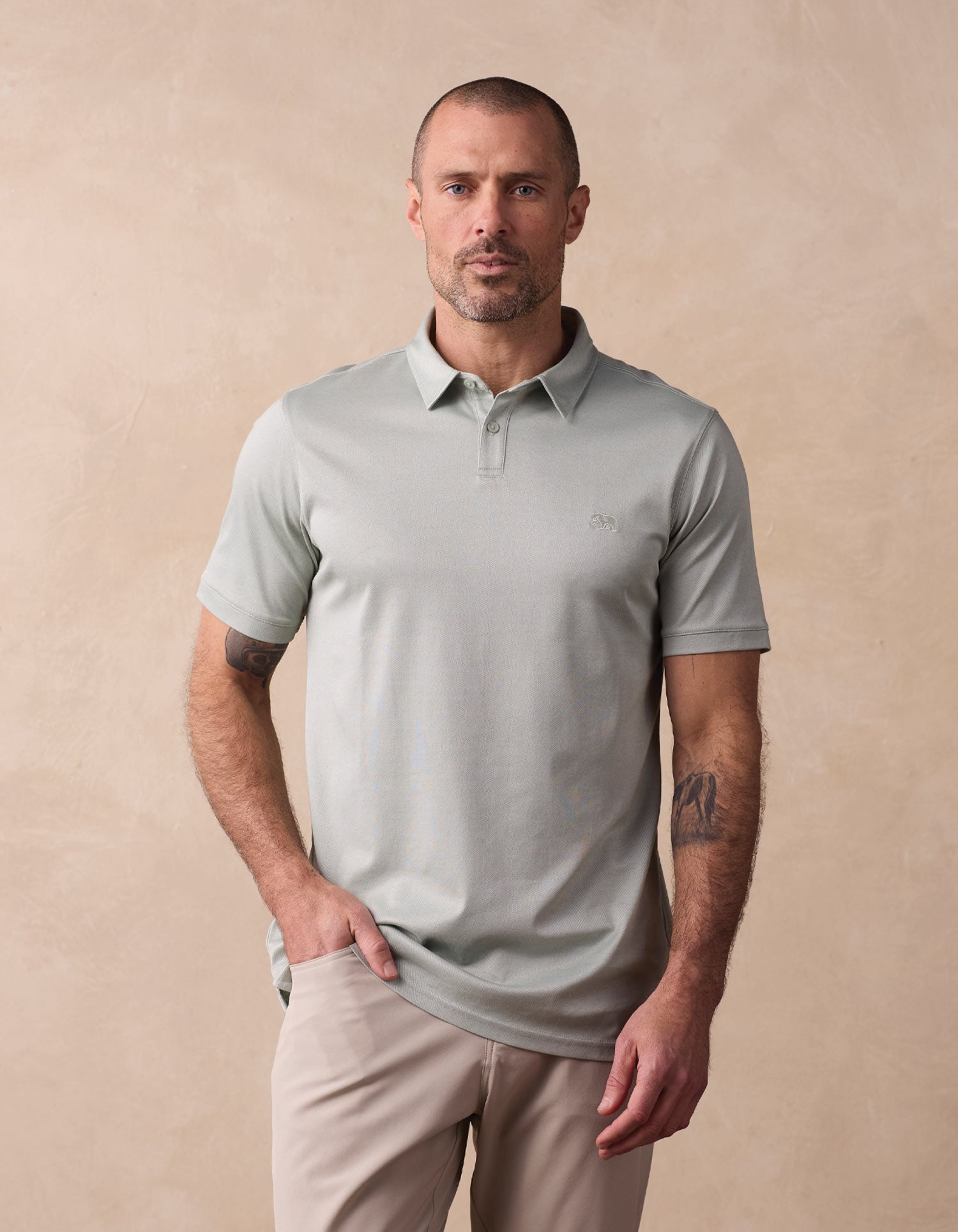 Men | Performance Pique Polo | Juniper