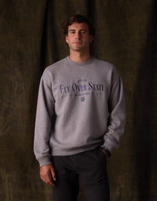 Men | Normal Fleece Graphic Pullover | Heather Grey