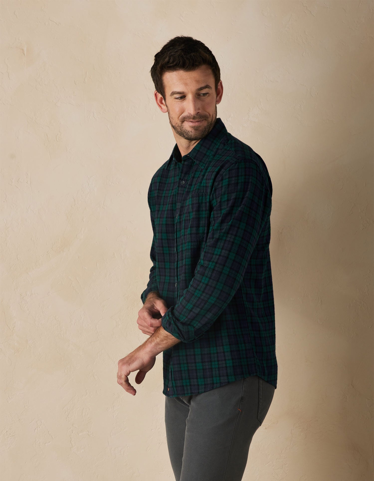Men | Nikko Button Up Shirt | Alpine Plaid