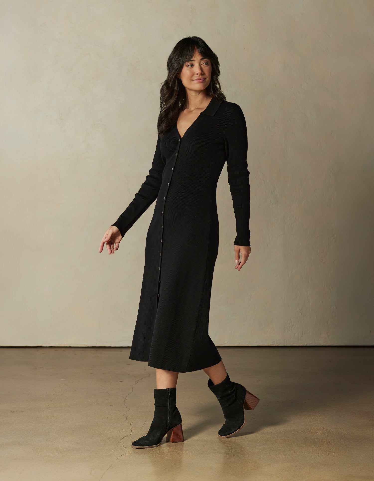 Women | Alyx Button Thru Dress | Black