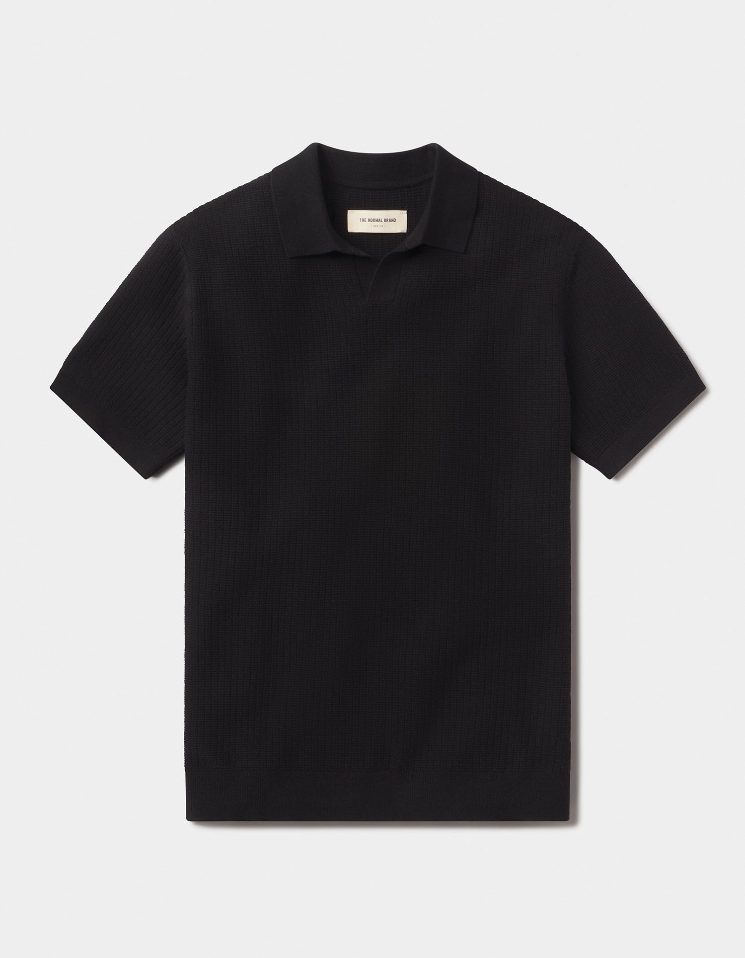 Men | BreezeKnit Polo | Black