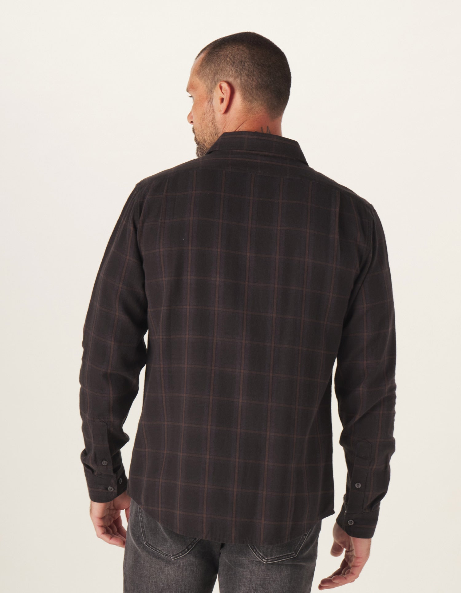 Men | Jackson Lightweight Flannel | Charcoal Plaid