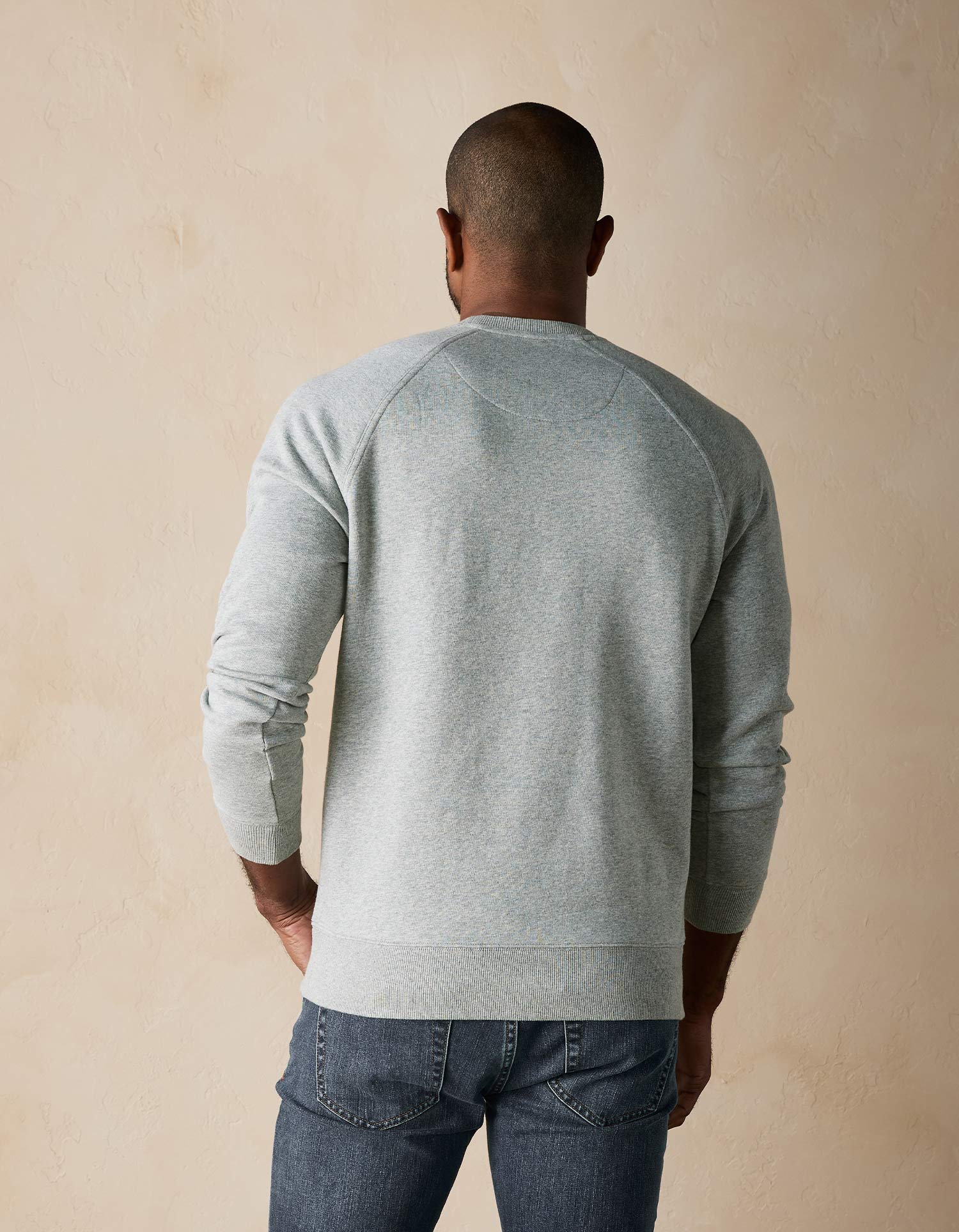 Men | Jackie Premium Fleece Pocket Crew | Grey