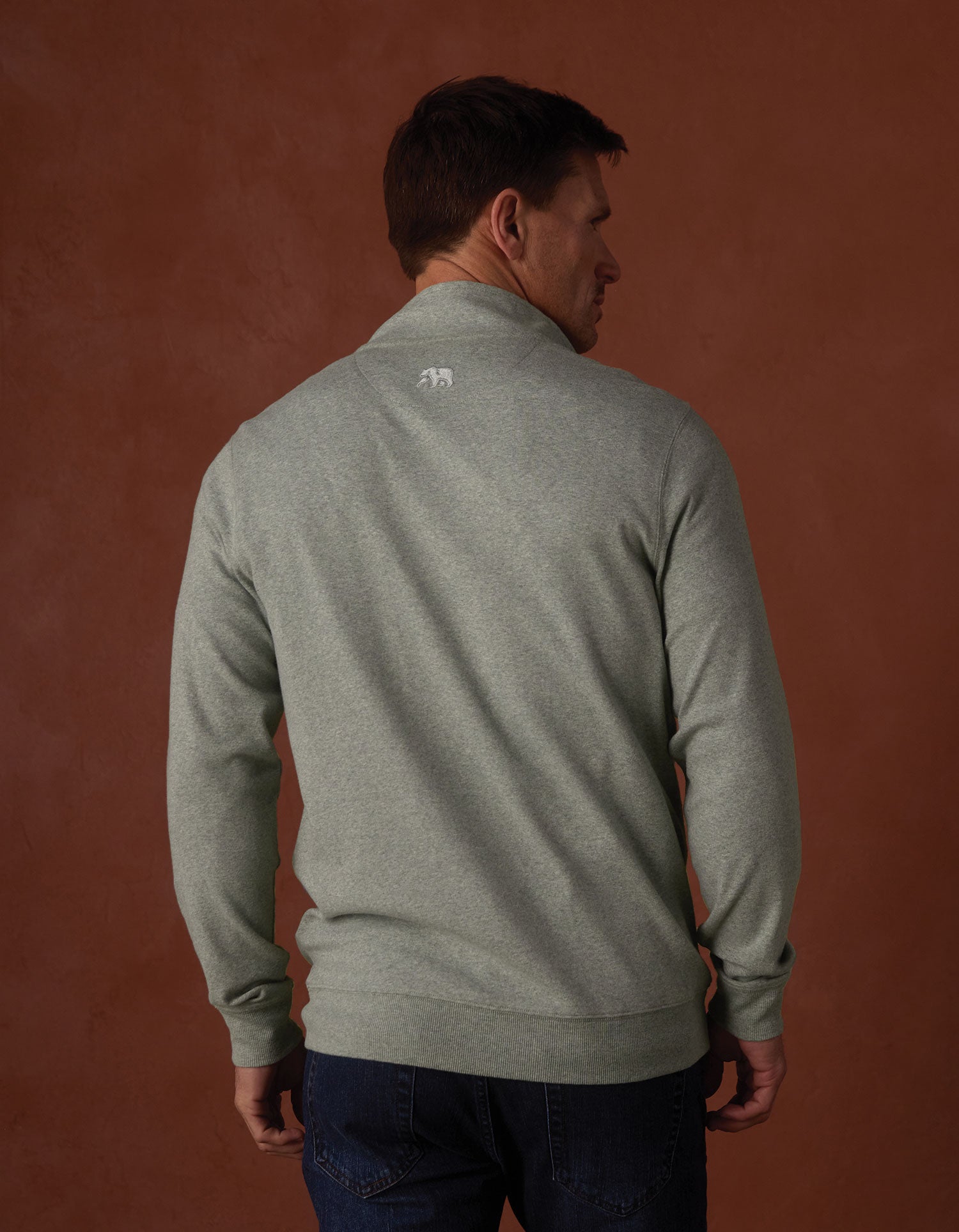 Men | Puremeso Weekend Quarter Zip | Sea Glass