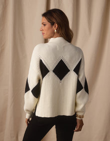 Women | Celeste Sweater | Cream/Black