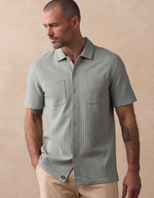 Men | Knit Getaway Button Up | Juniper