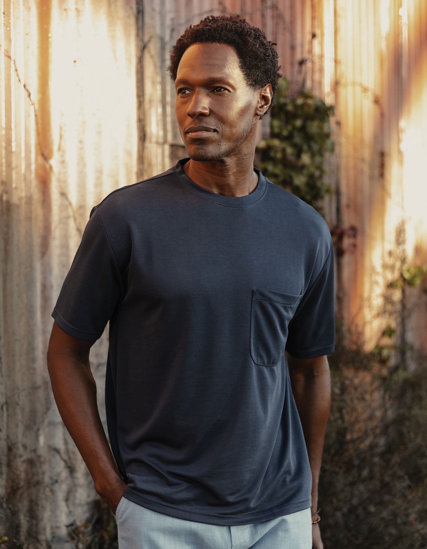 Men | Laidback Tee | Navy