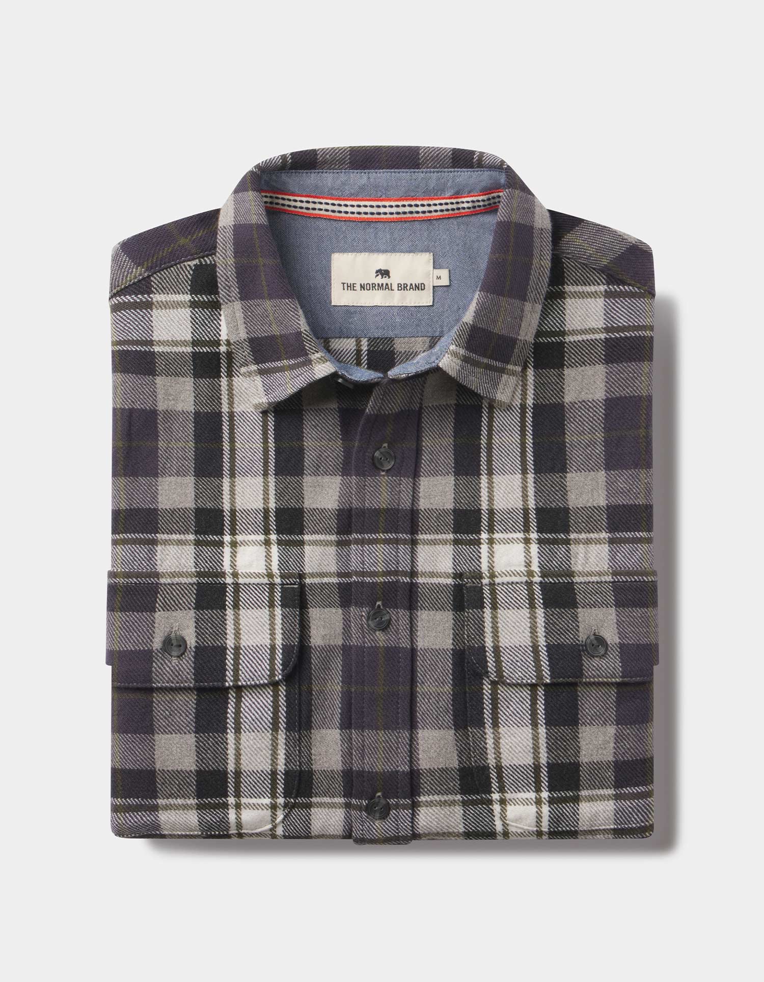 Men | Mountain Overshirt | Grey Plaid
