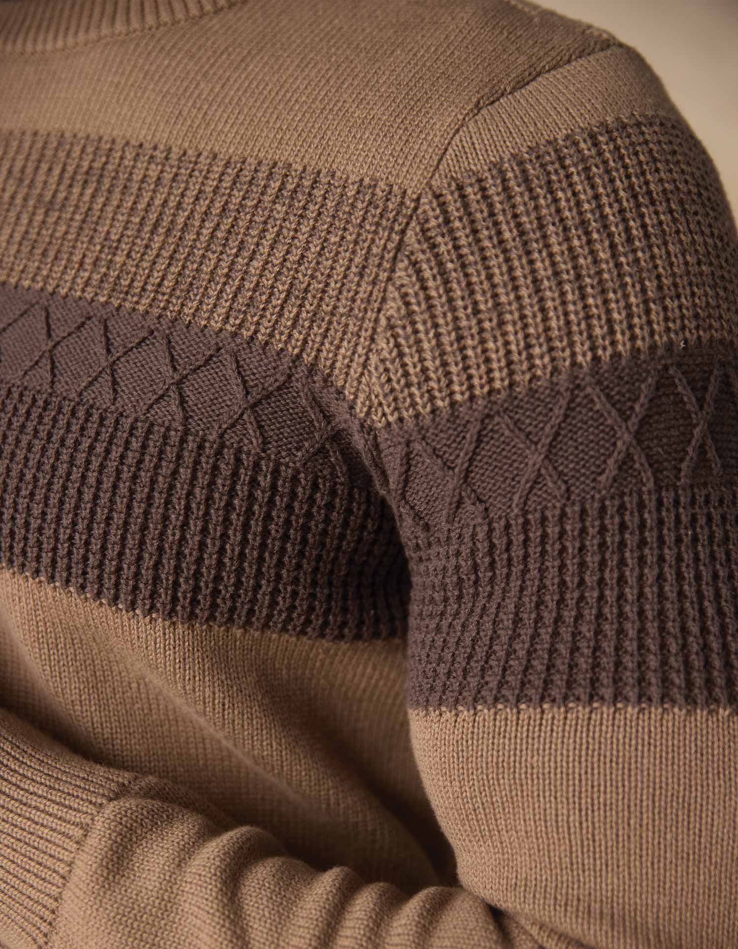 Men | Tom Stripe Crew | Jute