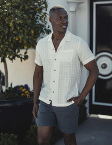 Men | Freshwater Camp Shirt | Oasis Ivory