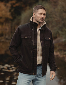 Men | Canvas Chore Coat | Umber