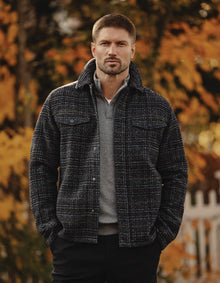 Men | Legend Jacket | Navy Plaid