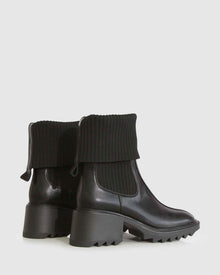 Women | Perfect Illusion Knit Boot | Black