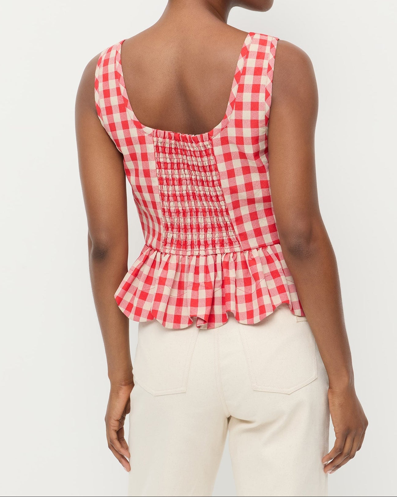 Color: Red/Tan Gingham
